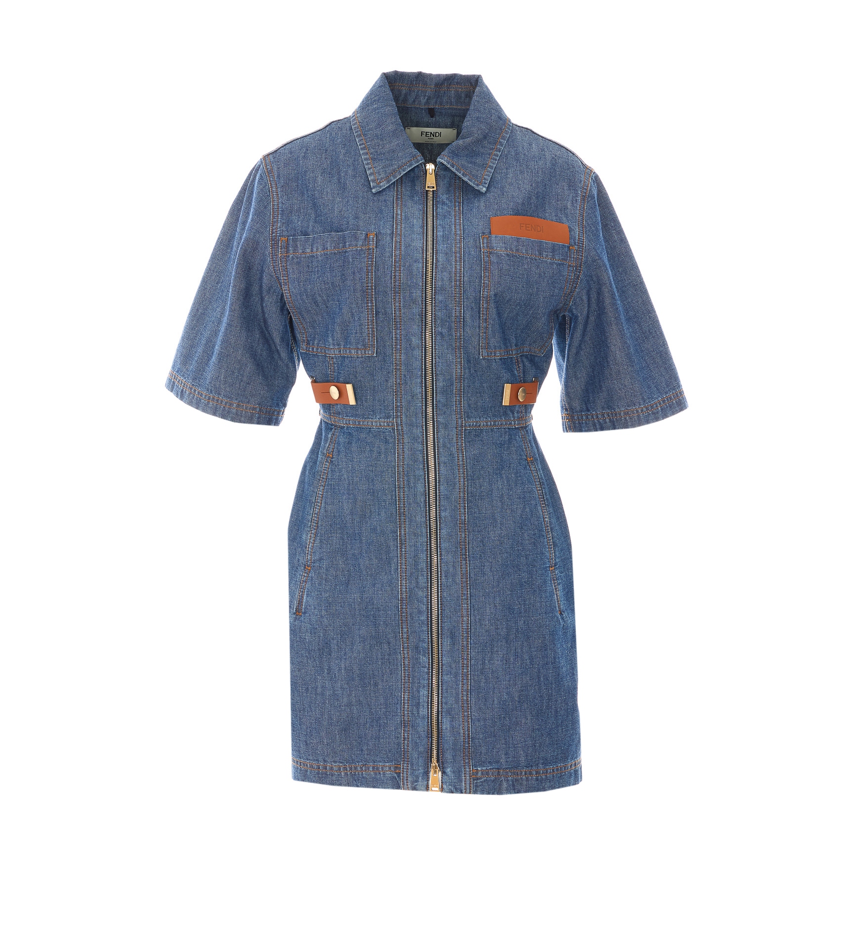 [Fendi] Short sleeve dress FW26 FLD576AW8HF0QB0