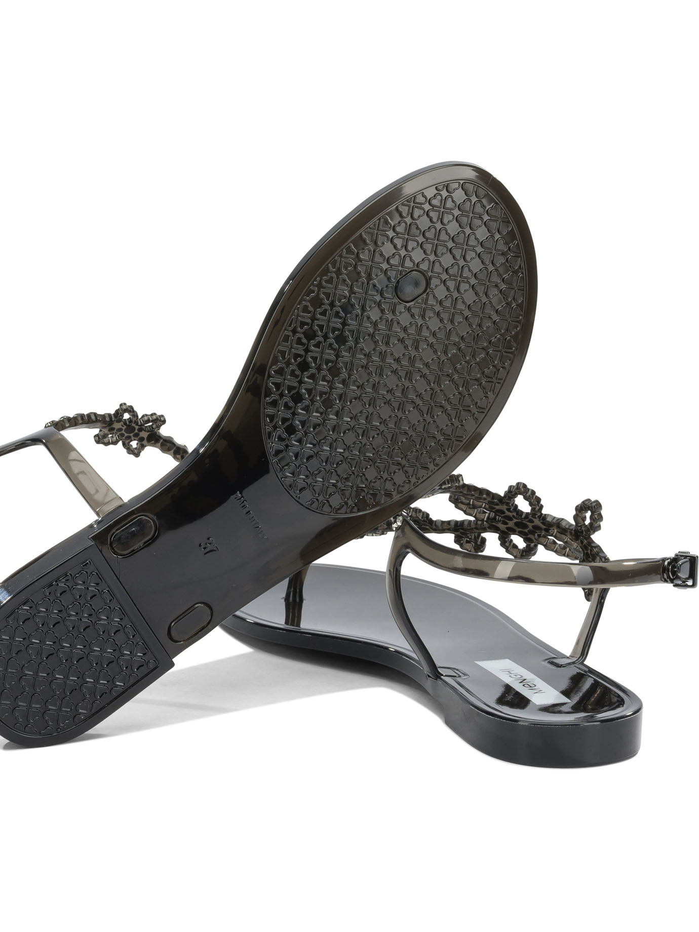[Menghi] Sandals SS26 110/SWBLACK GEL