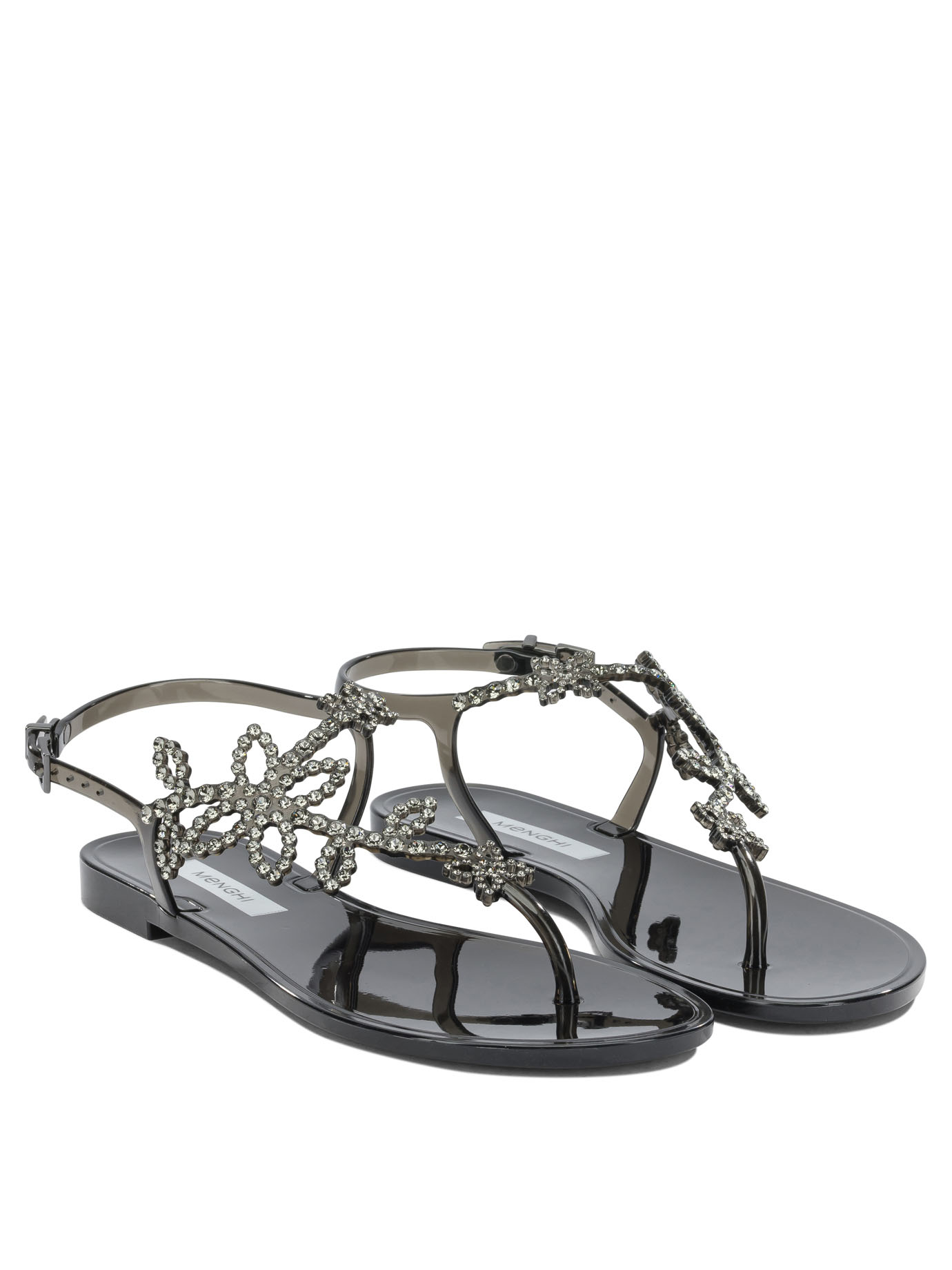 [Menghi] Sandals SS26 110/SWBLACK GEL
