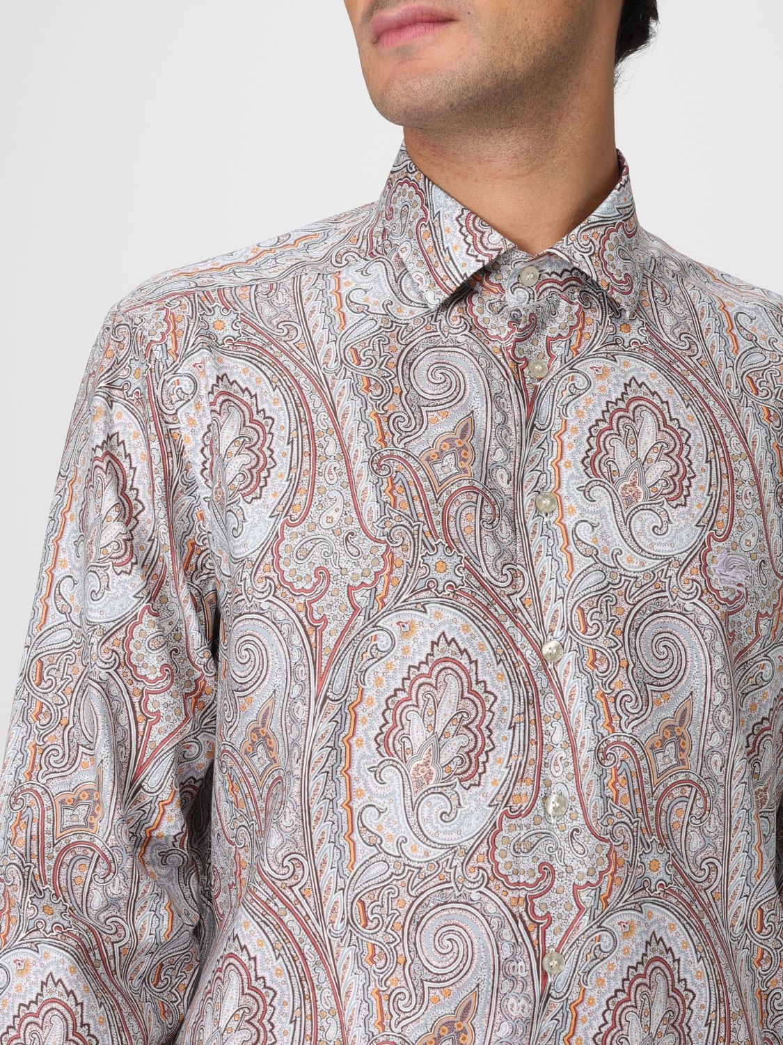 [Etro] Shirts Long Sleeve SS26 MRIB000299SA5P2 X0830