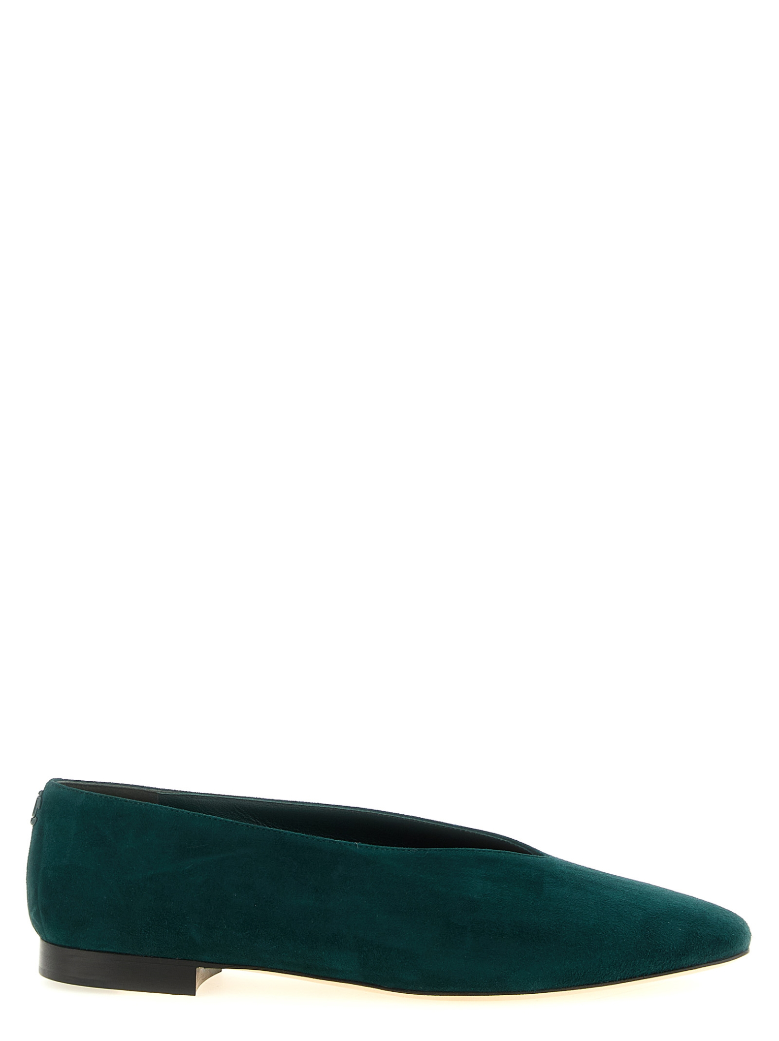 [Jimmy Choo] Flat shoes FW26 MARGOTFLATSUEDARKGREEN
