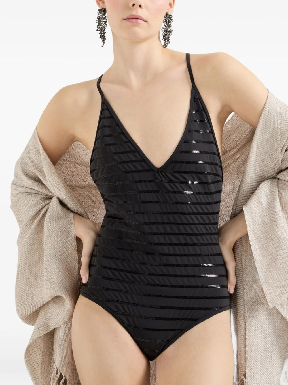 [Brunello Cucinelli] Swimsuit SS26 MQ965VL179C499
