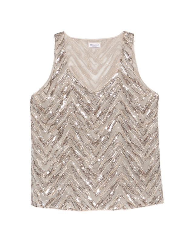 [Brunello Cucinelli] T-shirts Sleeveless SS26 MF940HN602C9504