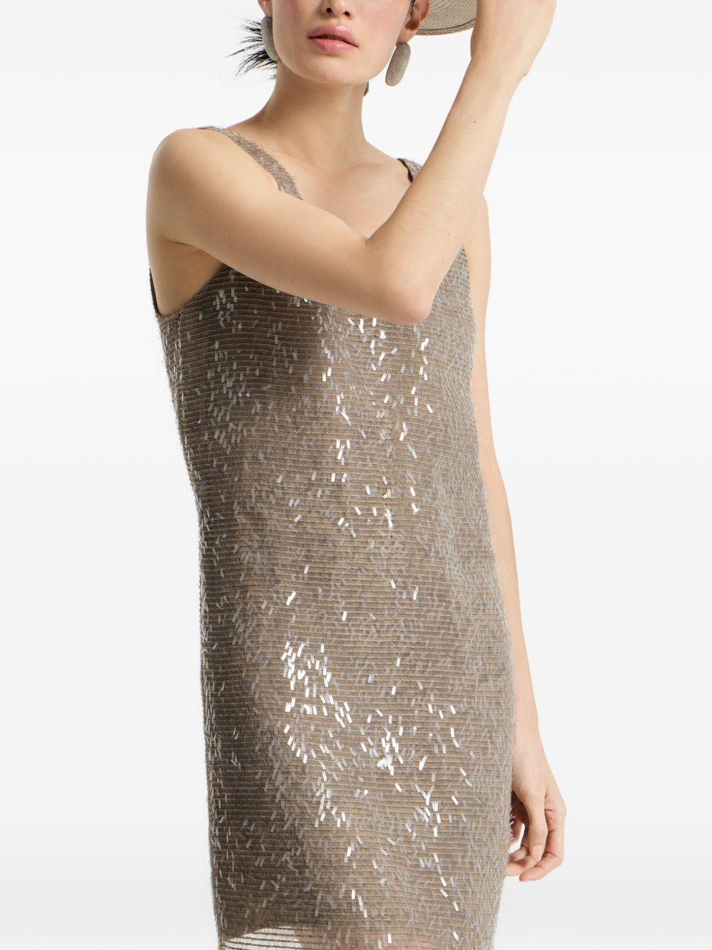 [Brunello Cucinelli] Sleeveless dress SS26 MF940AHW31C8909