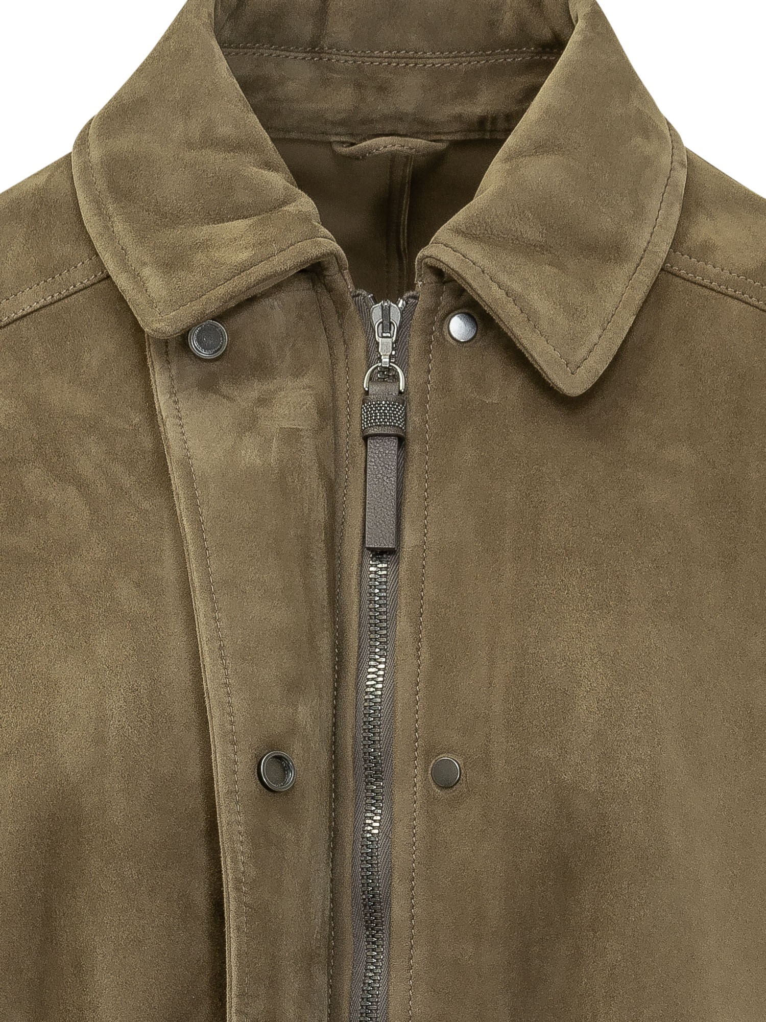 [Brunello Cucinelli] Leather Jacket FW26 MPCAI7594 C9801