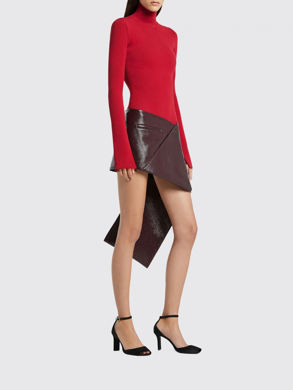 [Courreges] Mini skirt FW25 425CJU319VY0014 4010