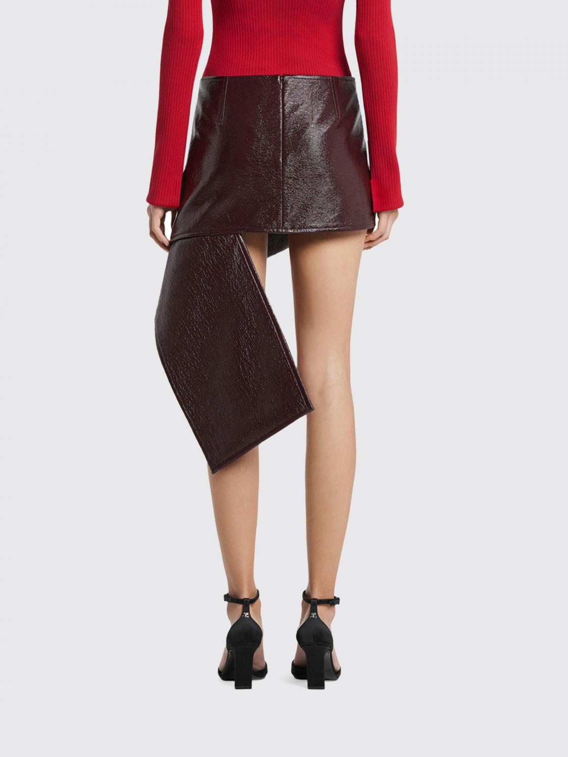 [Courreges] Mini skirt FW25 425CJU319VY0014 4010