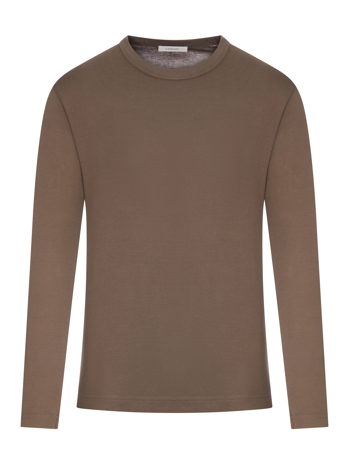 [LEMAIRE] T-shirts Long Sleeve FW26 TS0003LJ1016BR516 CAROB