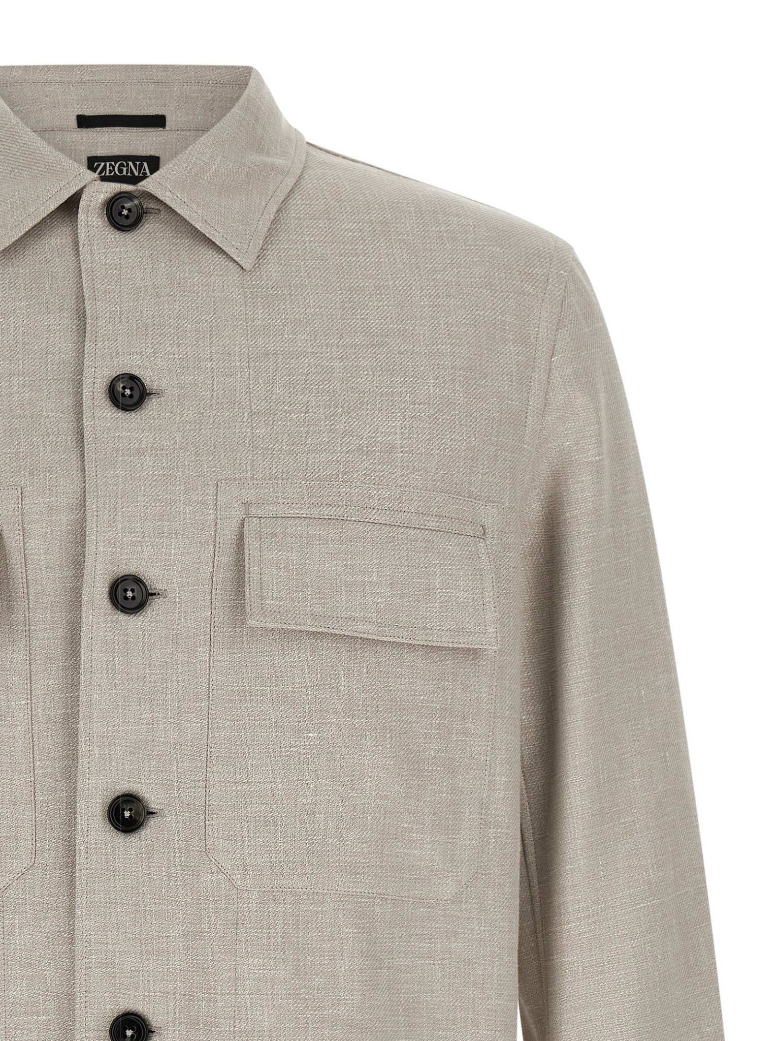 [ZEGNA] Shirts Long Sleeve SS26 UHV22A3SOT6BN07262