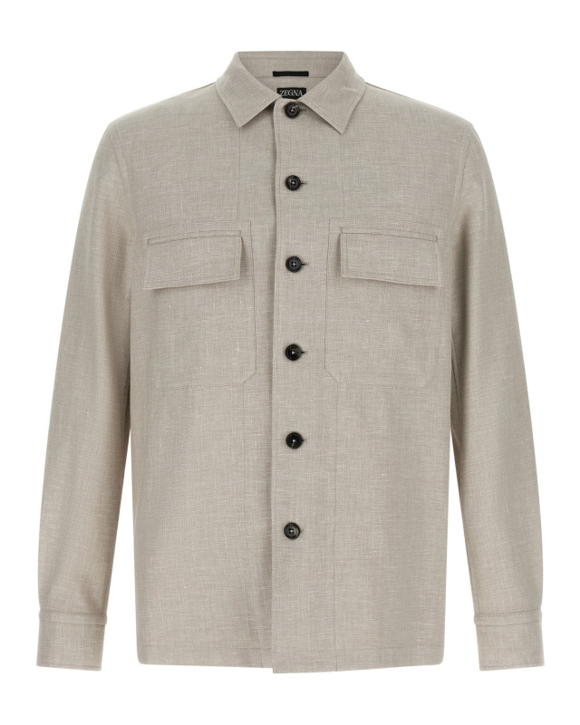 [ZEGNA] Shirts Long Sleeve SS26 UHV22A3SOT6BN07262