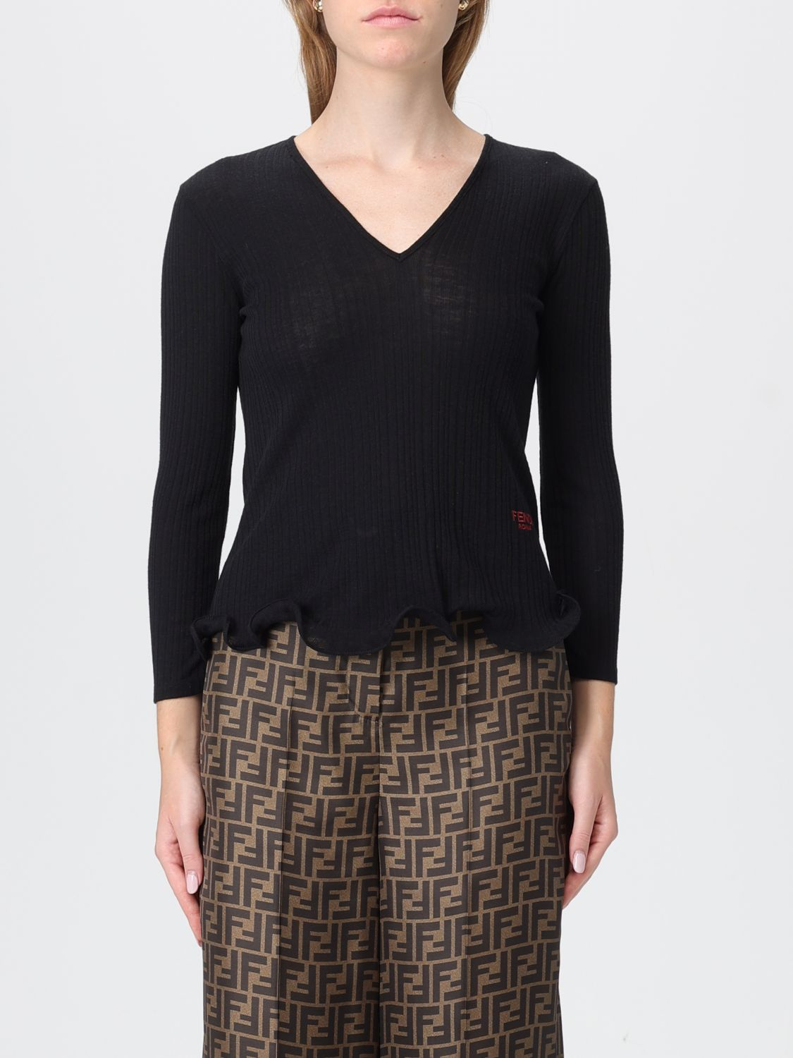 [Fendi] Knitwear FW25 FS9741AVFE F0GME