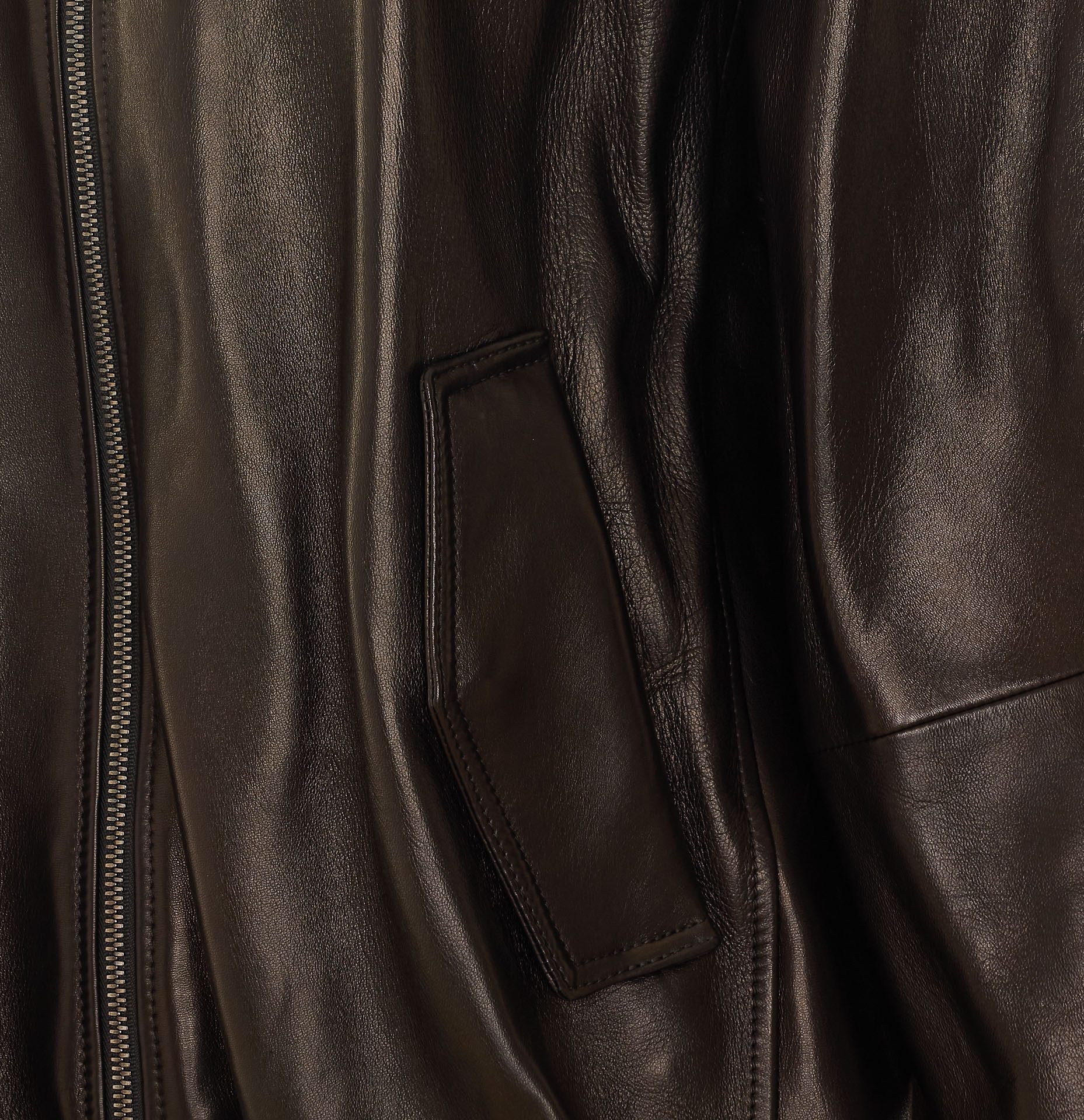 [Brunello Cucinelli] Leather Jacket FW26 MPNMO7569C101