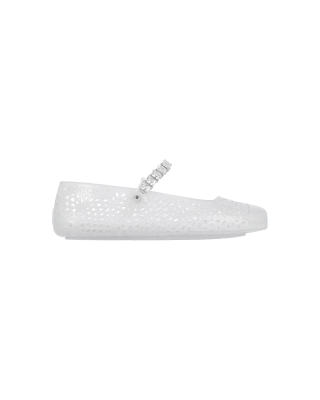 [Jimmy Choo] Flat shoes FW26 THE JELLY NTXCLEAR SILVER MIX CRYSTAL