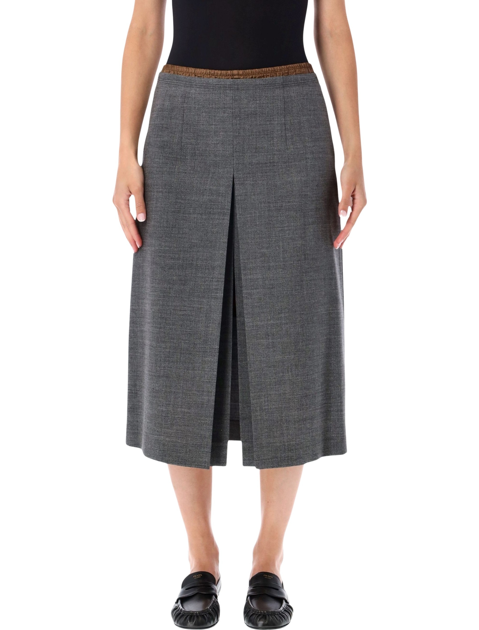 [Prada] Midi skirt FW26 P10A86011F0480