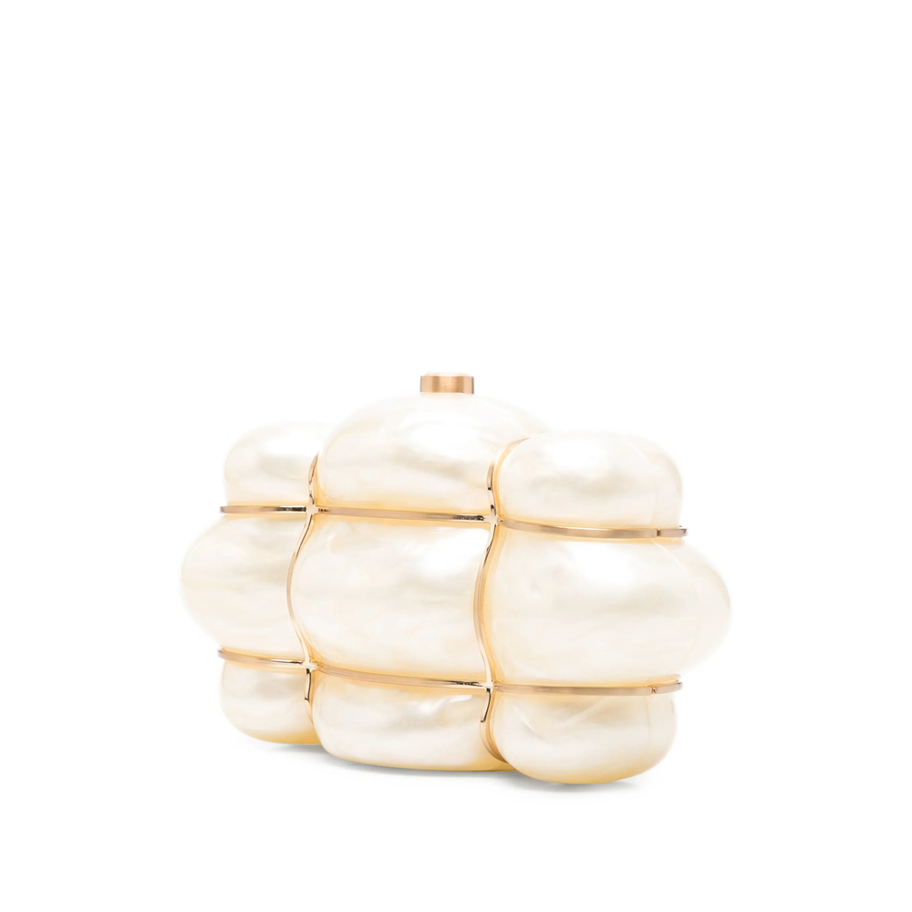 [Cult Gaia] Clutch bag FW26 HDBCL37212AC18 BOLLA IVORY