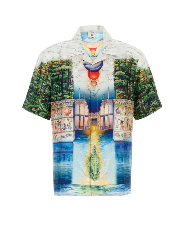 [Casablanca] Shirts Short Sleeve FW26 MPF26SH00304 TROMPELOEI