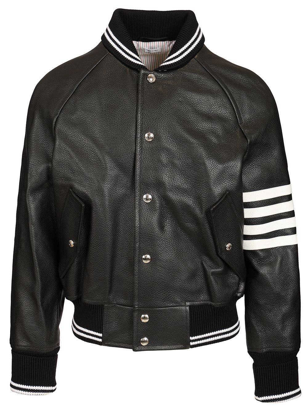 [Thom Browne] Leather Jacket CO MJO262Y-L0149001
