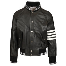 [Thom Browne] Leather Jacket CO MJO262Y-L0149001