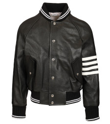 [Thom Browne] Leather Jacket CO MJO262Y-L0149001
