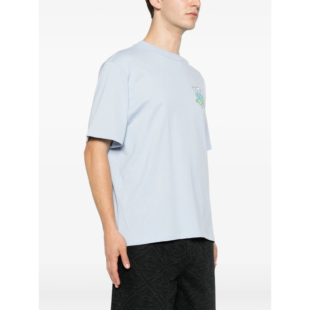 [Amiri] T-shirts Short Sleeve FW26 AMTOJR1170  SKYBL