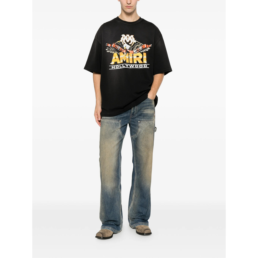 [Amiri] T-shirts Short Sleeve FW26 AMTOJR1200  BLACK