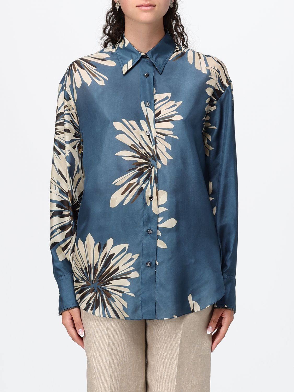[Brunello Cucinelli] Shirts Long Sleeve SS26 MQ967RH206 02C