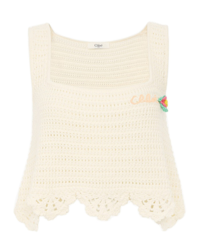 [Chloe] T-shirts Sleeveless FW26 CH26AMH05800107