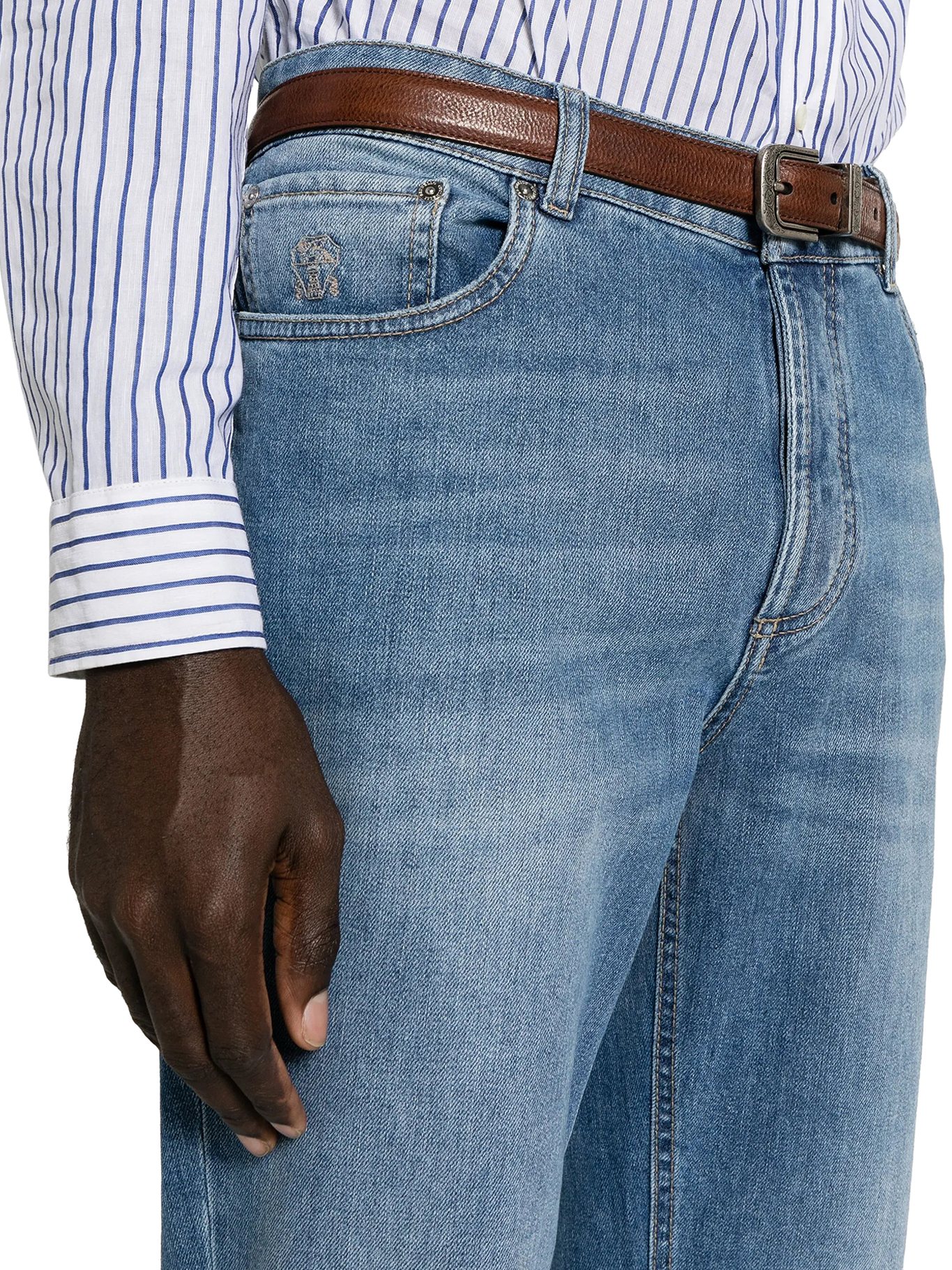 [Brunello Cucinelli] Jeans FW26 M283PD3210C1470 LIGHT DENIM