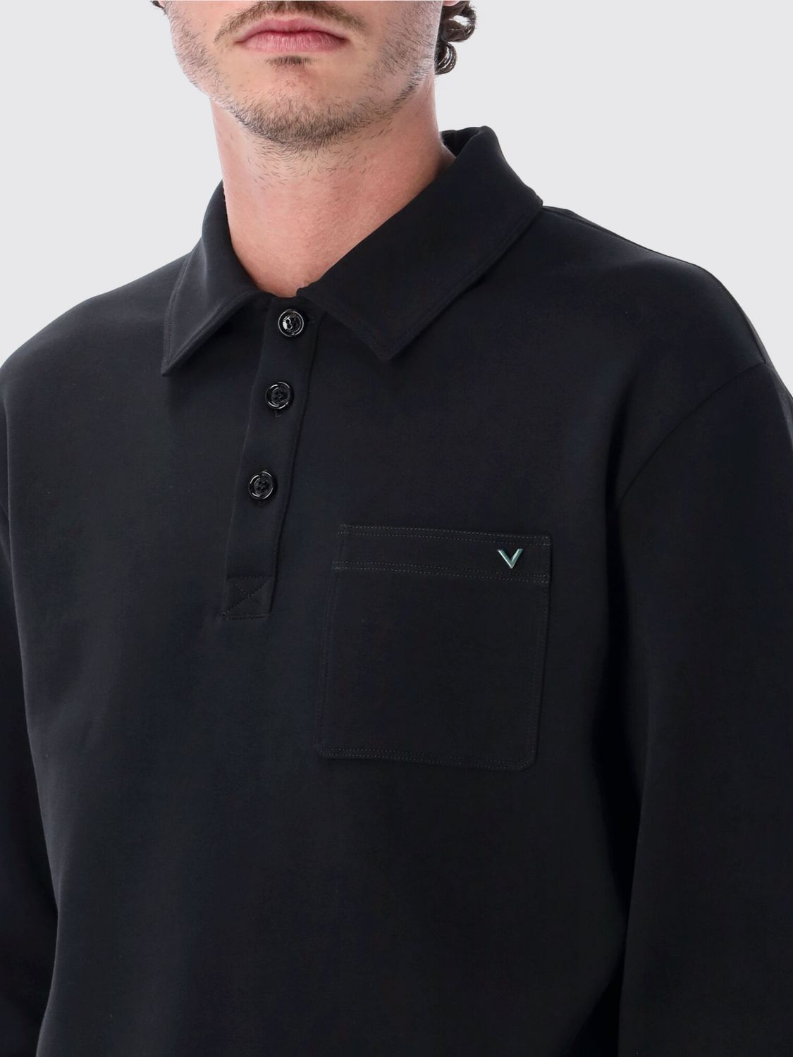 [Valentino] T-shirts Long Sleeve FW26 9V3MH04UBHH 0NO
