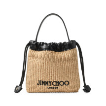 [Jimmy Choo] Tote bag FW26 DRAWSTRINGPOUCHTHQNATURALBLACK