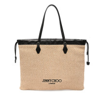 [Jimmy Choo] Tote bag FW26 DRAWSTRINGTOTELQAVNATURALBLACK