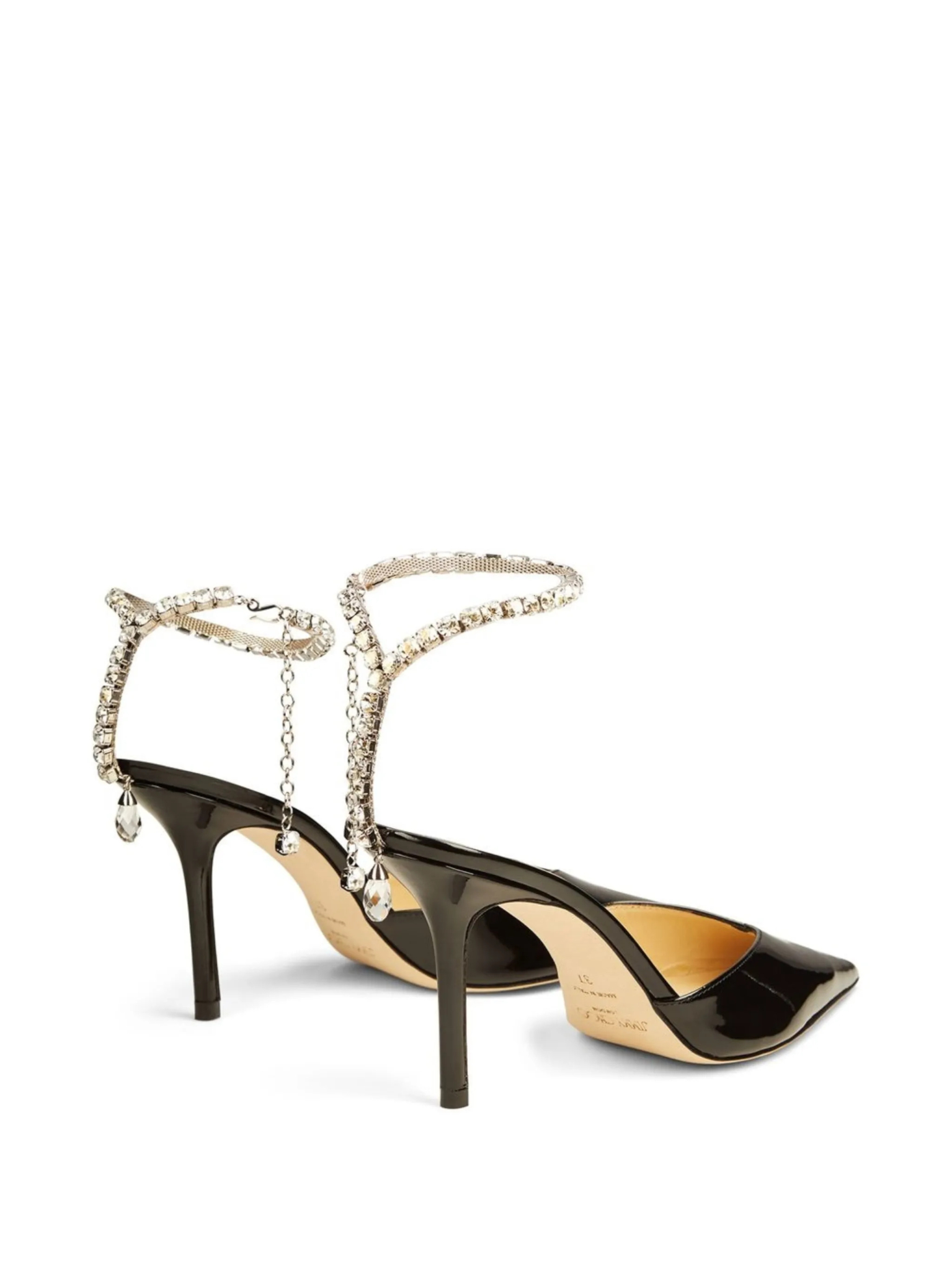 [Jimmy Choo] Pumps FW26 SAEDA85BOBBLACKCRYSTAL