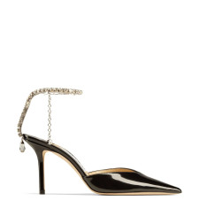 [Jimmy Choo] Pumps FW26 SAEDA85BOBBLACKCRYSTAL