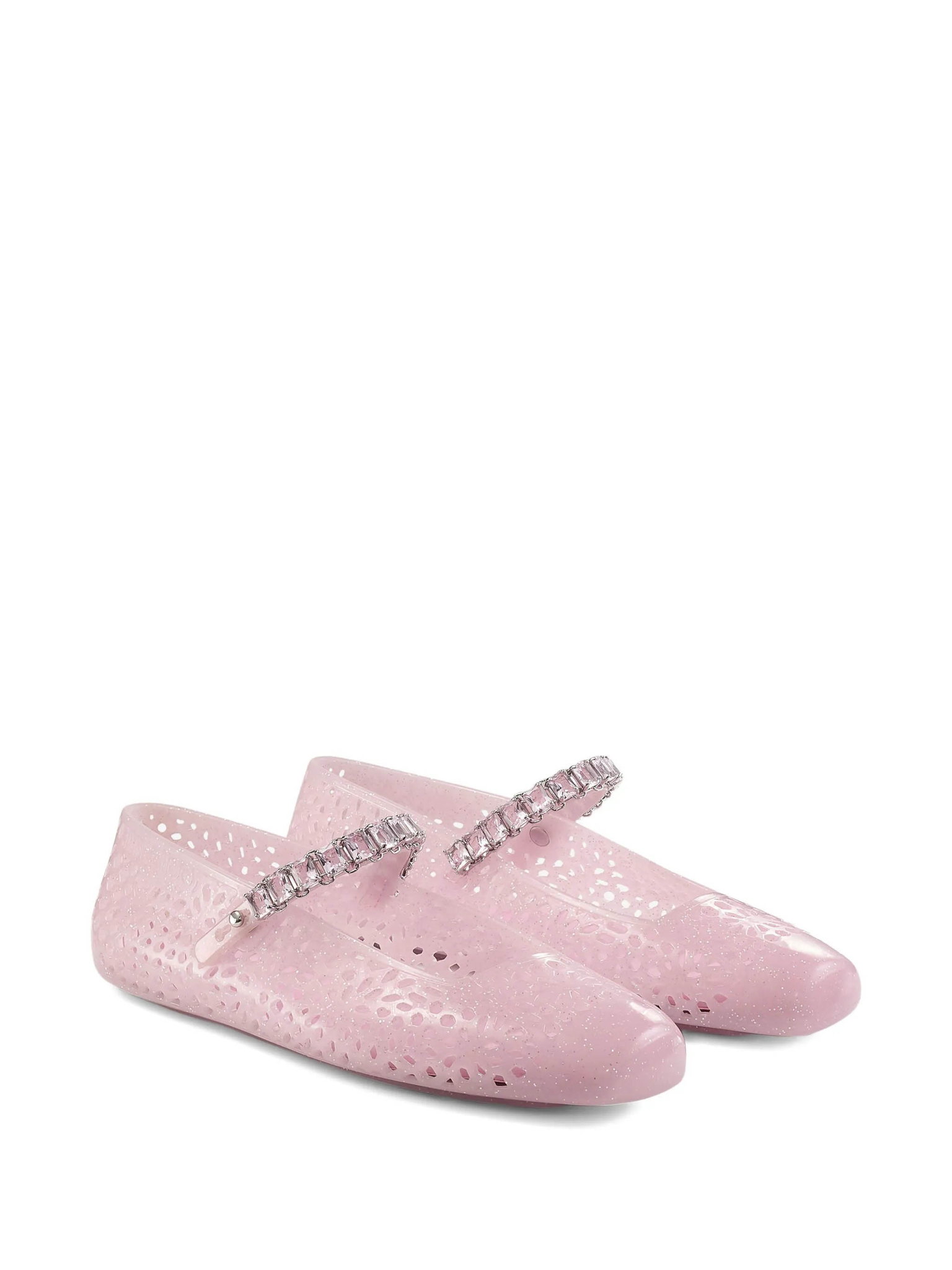 [Jimmy Choo] Flat shoes FW26 THEJELLYNTXCOTTONCANDYSILVER