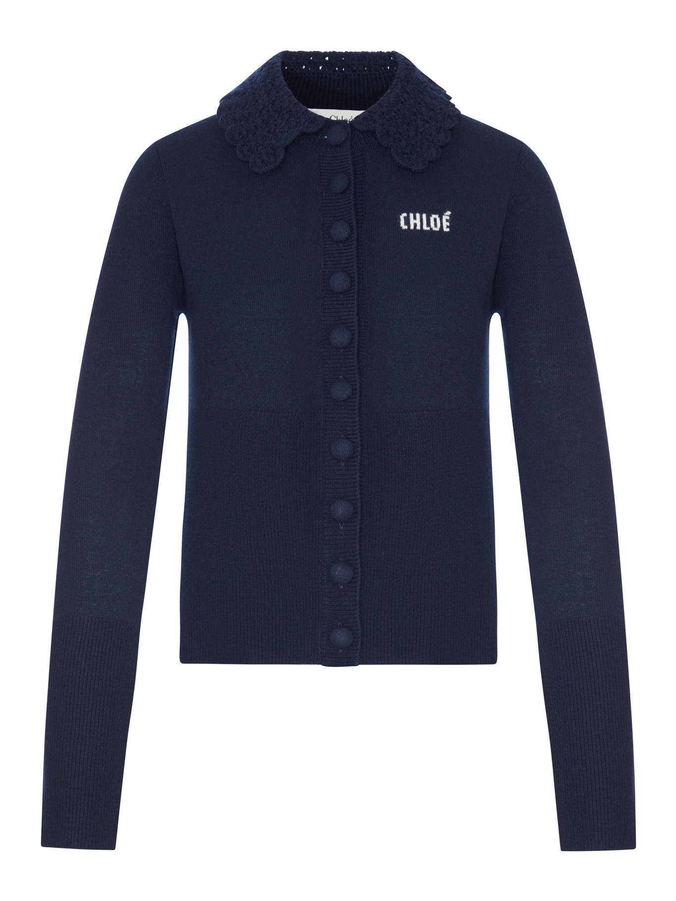 [Chloe] Knitwear FW26 CH26AMC167114C3 INK NAVY