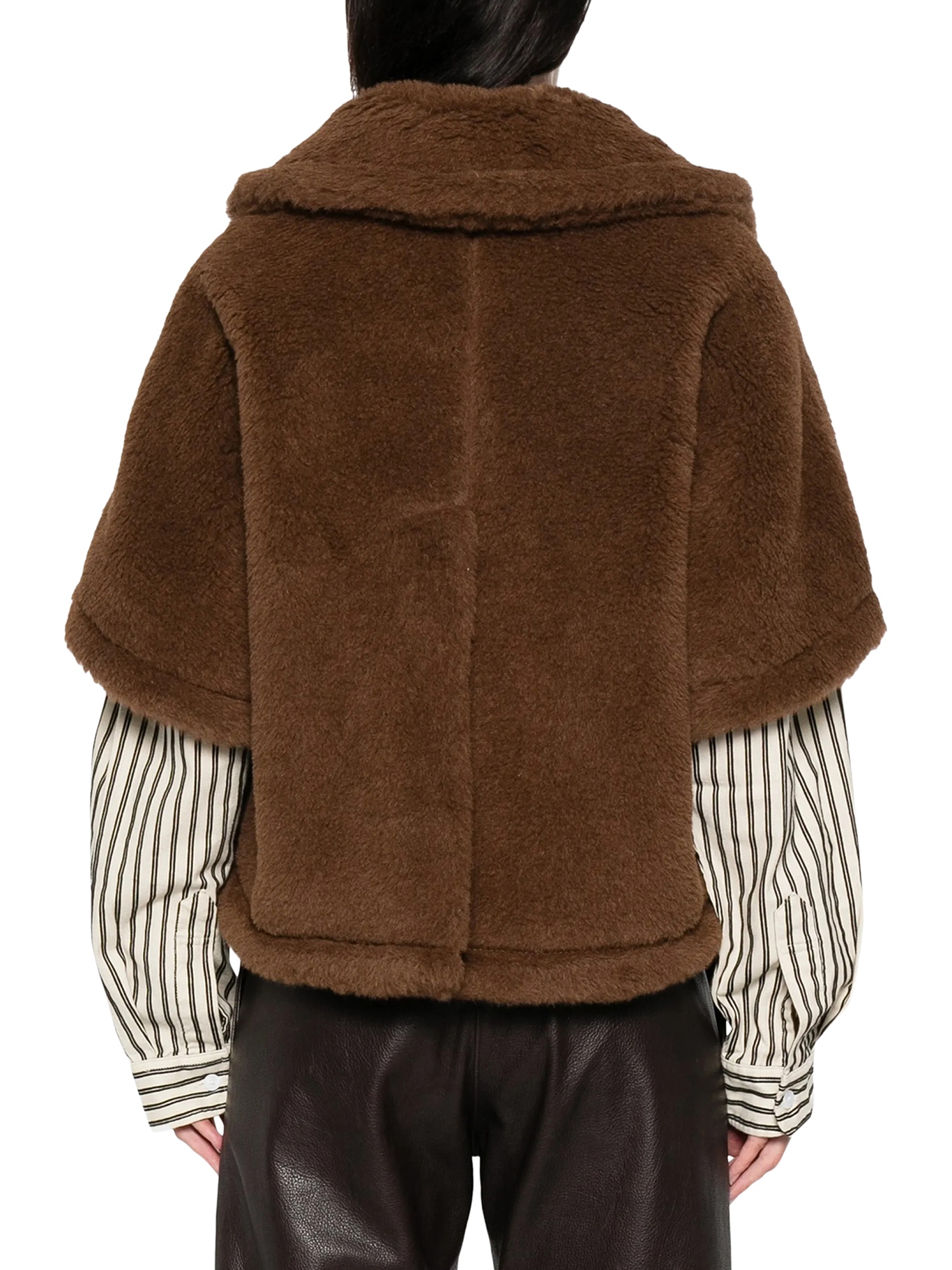 [Max Mara] Cape FW26 261473119160007 GOLD GREEN BROWN