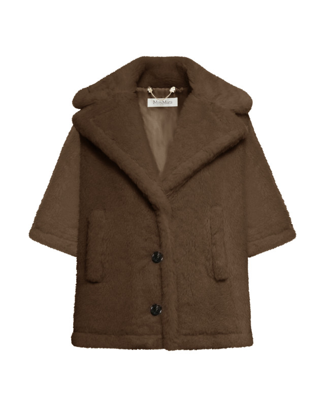 [Max Mara] Cape FW26 261473119160007 GOLD GREEN BROWN