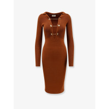 [ELISABETTA FRANCHI] Long sleeve dress FW26 AM01S66E2FK3
