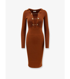 [ELISABETTA FRANCHI] Long sleeve dress FW26 AM01S66E2FK3