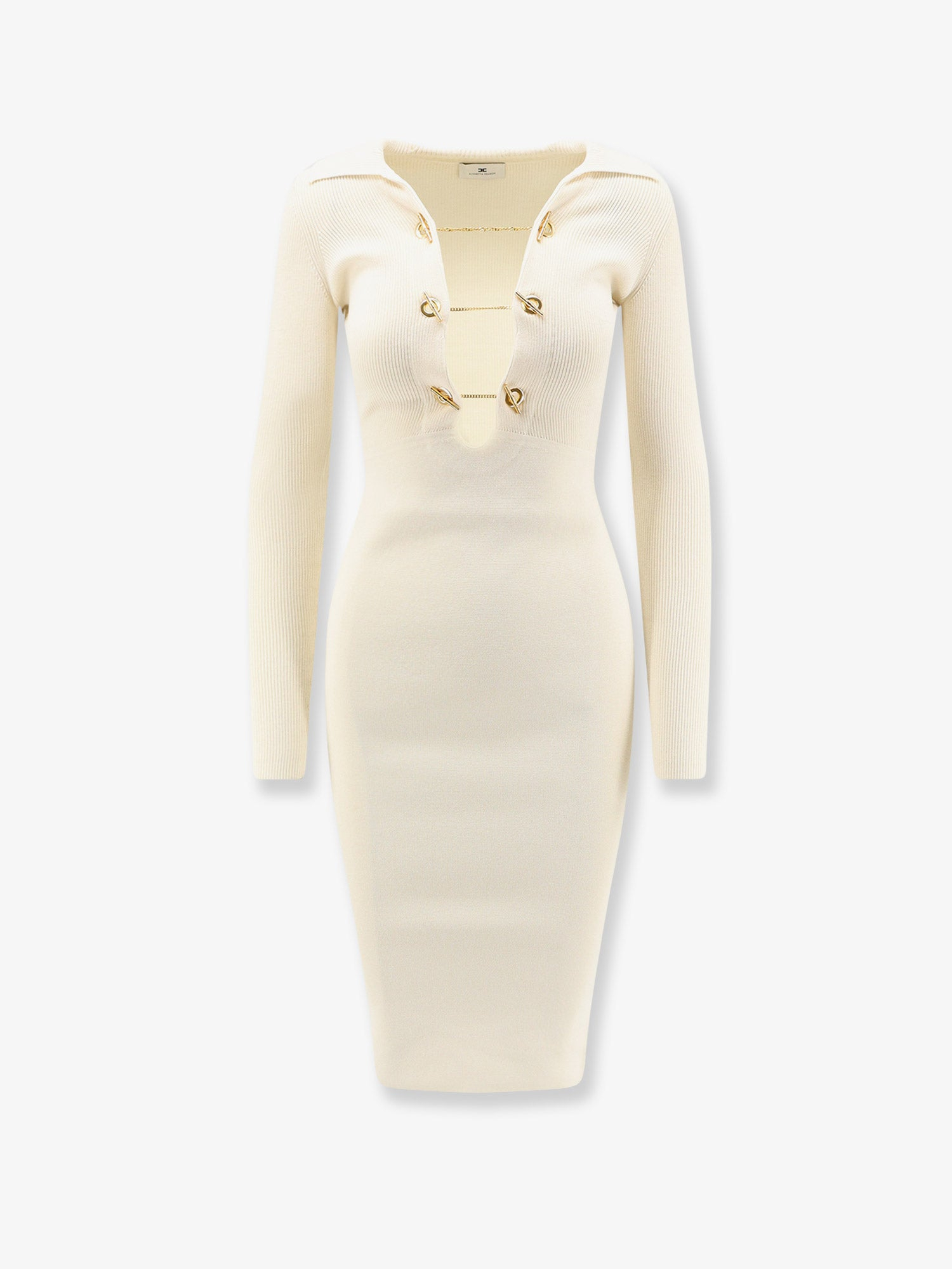 [ELISABETTA FRANCHI] Long sleeve dress FW26 AM01S66E2193
