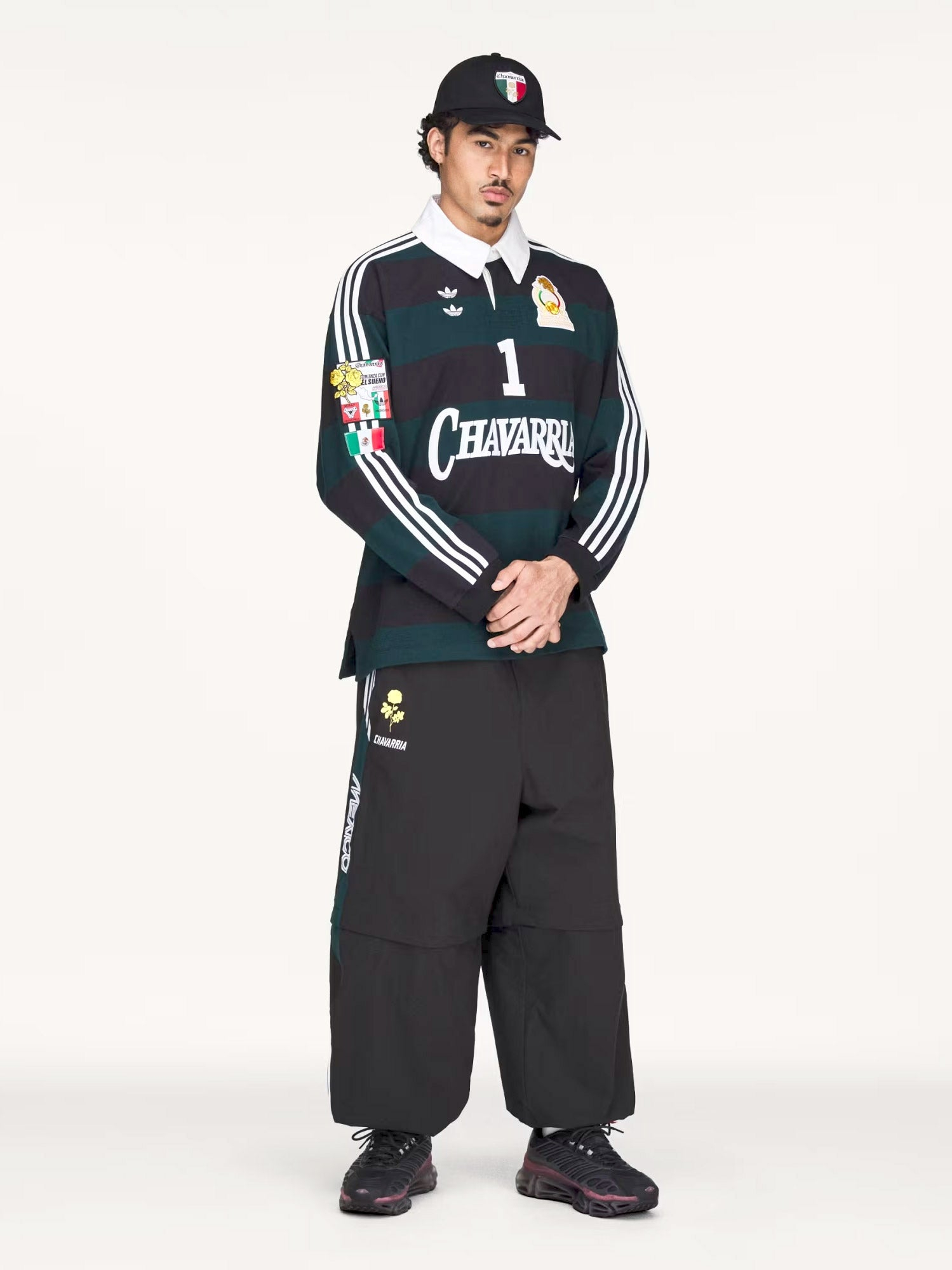 [ADIDAS X WILLY CHAVARRIA] Shirts Long Sleeve FW26 KV1977BLACKAURIVY