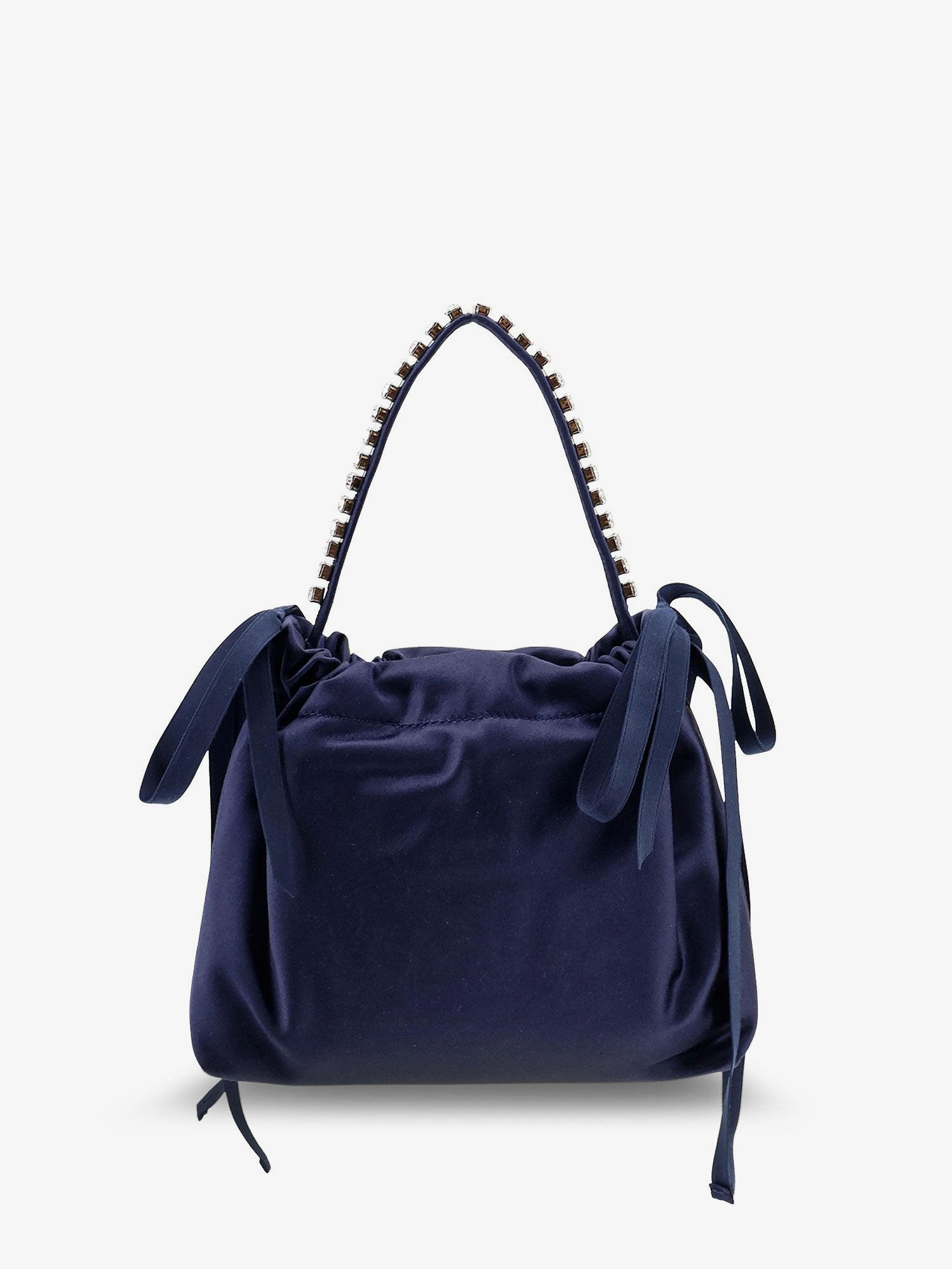 [Jimmy Choo] Tote bag FW26 DRAWSTRINGMINITHKSIMARINESILVER