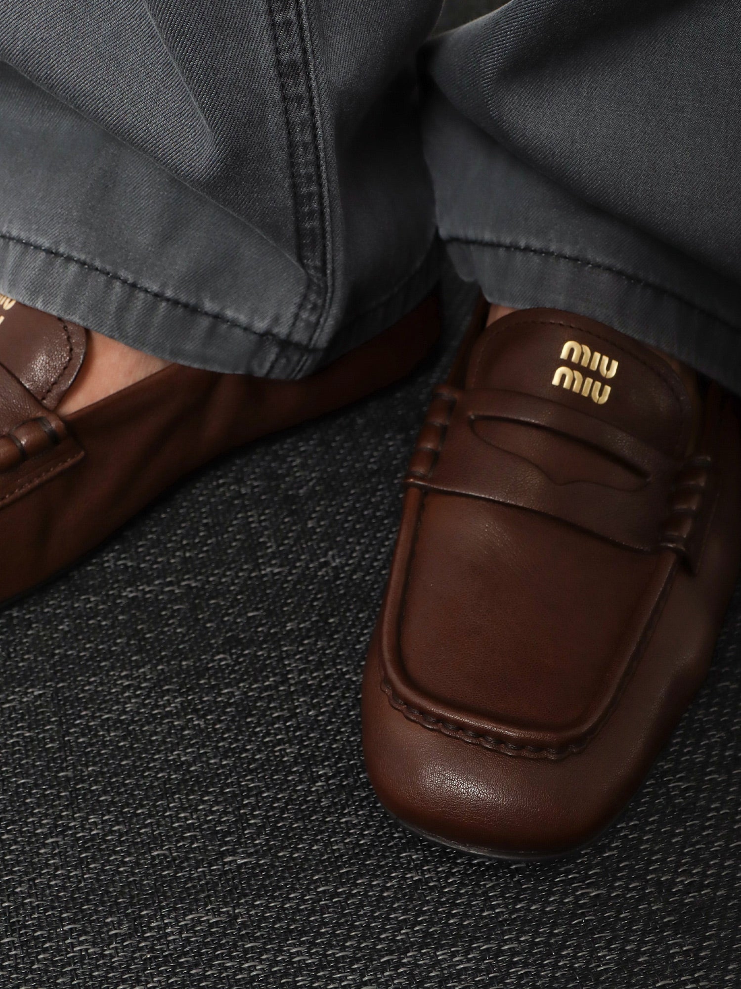 [Miu Miu] Loafer FW26 5D341EFD005EFXF0NBL