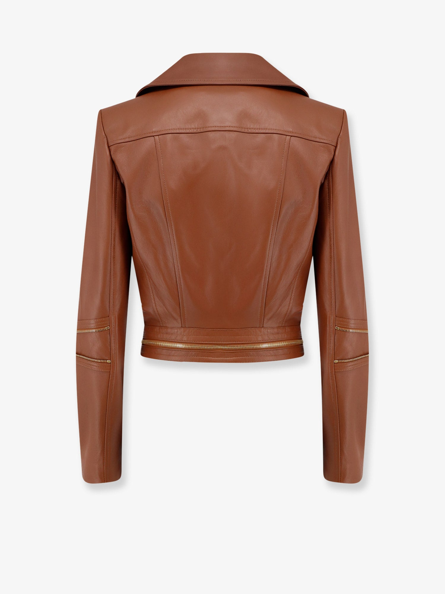 [ELISABETTA FRANCHI] Leather Jacket FW26 GD01Z66E2FK3