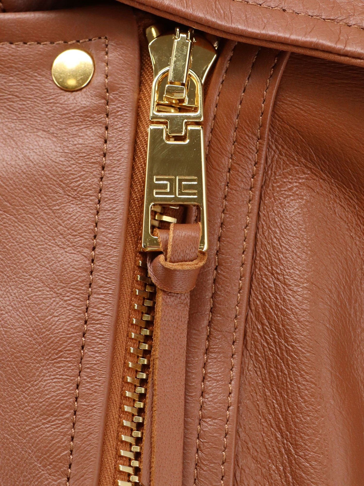 [ELISABETTA FRANCHI] Leather Jacket FW26 GD01Z66E2FK3