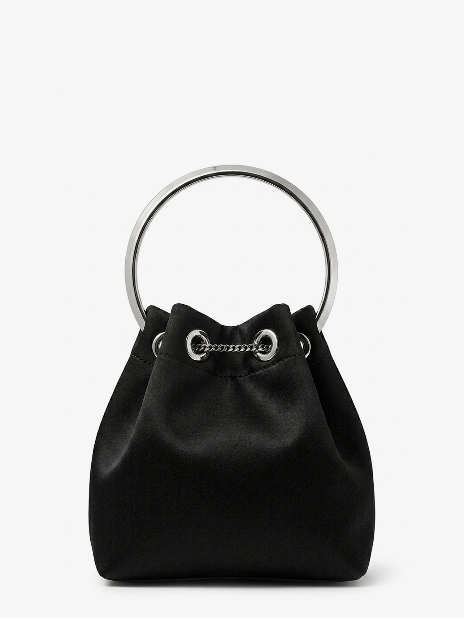 [Jimmy Choo] Tote bag FW26 BONBONFUQBLACKSILVER