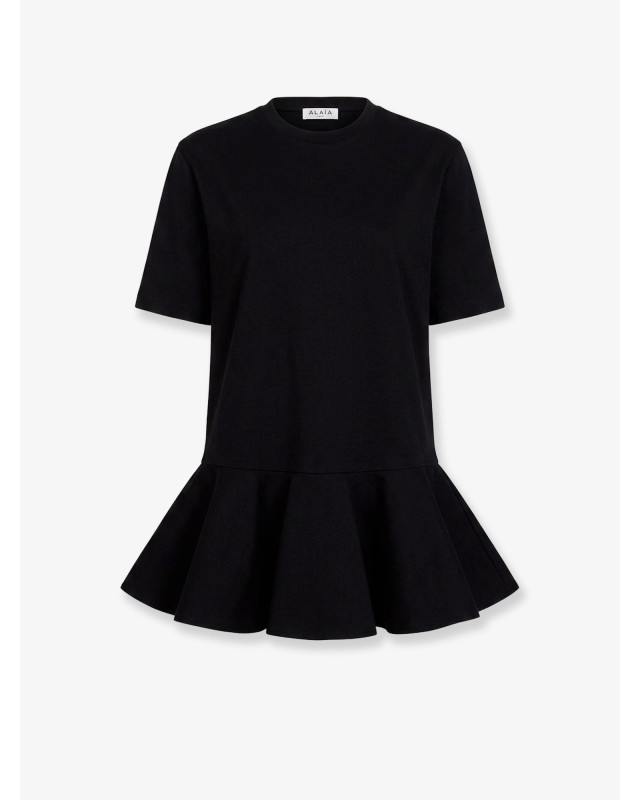 [Alaia] T-shirts Short Sleeve FW26 AA9I0003J103D999
