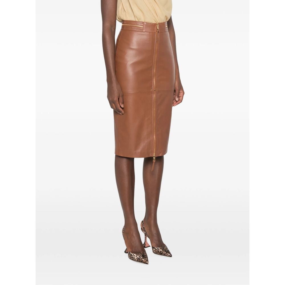 [ELISABETTA FRANCHI] Midi skirt FW26 GP01Z66E2  FK3