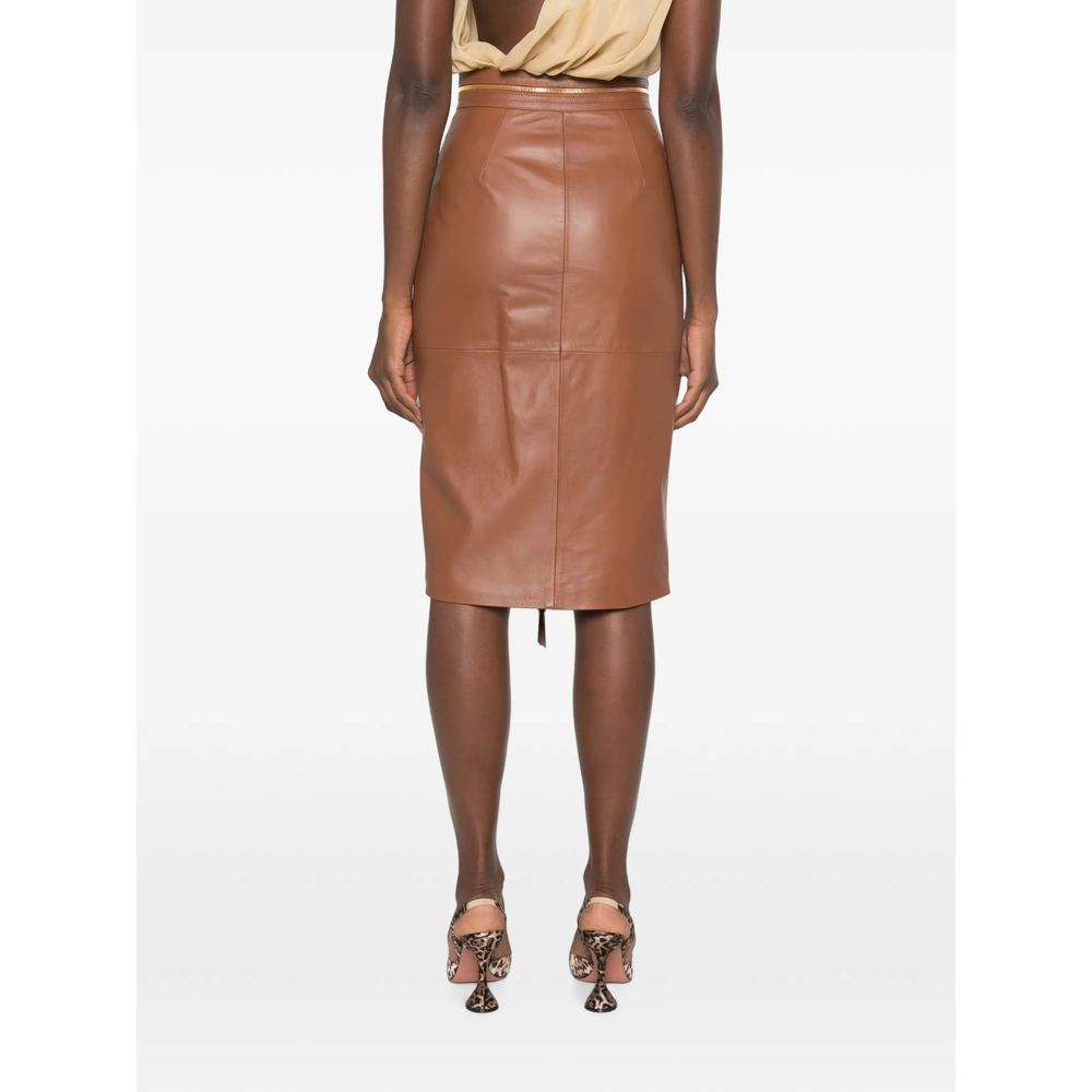 [ELISABETTA FRANCHI] Midi skirt FW26 GP01Z66E2  FK3
