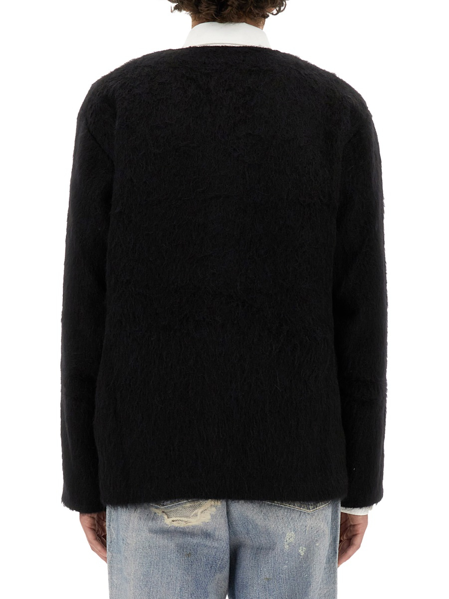 [Our Legacy] Cardigan FW26 M4206CBM_BLACKMOHAIR